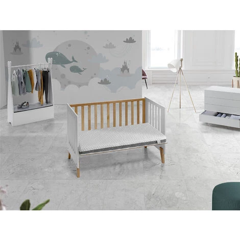 SHAULA Matelas Bebe 60X137 THEO, Epaisseur 11 CM, Mousse A Memoire De Forme, Respirant Et Dehoussable. Fermete Ideale 2 SHAULA Matelas Bebe 60X137 THEO, Epaisseur 11 CM, Mousse A Memoire De Forme, Respirant Et Dehoussable. Fermete Ideale – Image 2