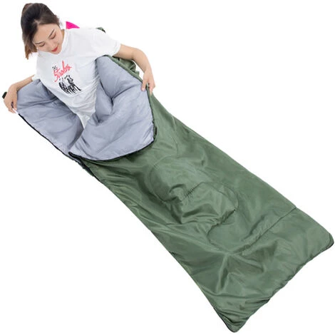CADEAUX Sac De Couchage Chaud Léger Sac De Couchage Pour Adultes Enfants Intérieur Extérieur Camping Sac à Dos Vert Armée 2 CADEAUX Sac De Couchage Chaud Léger Sac De Couchage Pour Adultes Enfants Intérieur Extérieur Camping Sac à Dos Vert Armée – Image 2