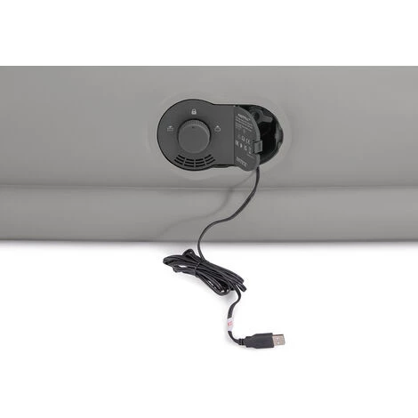 Matelas Gonflable Mide Rise Flex Pump Fiber Tech 2 Places - Intex 2 Matelas Gonflable Mide Rise Flex Pump Fiber Tech 2 Places - Intex – Image 2