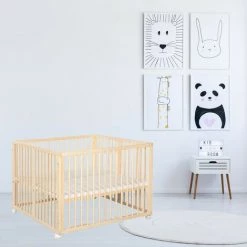 KLUPS JONAS Parc Bébé Réglable En Bois Avec Roulettes Intégrées Pin - Pin 9 KLUPS JONAS Parc Bébé Réglable En Bois Avec Roulettes Intégrées Pin - Pin -Matelas Soldes Boutique 53519891 5