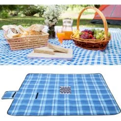 SZYB Tapis De Plage Couverture De Pique-Nique 195x150cm Sac Camping Sable Voyage -Matelas Soldes Boutique 53612425 3