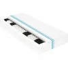 LITZEE Matelas 120 X 200 Cm 7 Zones Ressort Ensaché 20 Cm H2 #