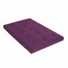 TERRE DE NUIT Matelas Futon Aubergine Coeur En Latex 90x190 - Violet