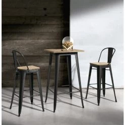 HERDASA Lot De 2 Tabourets De Bar Hauts, Meet -Matelas Soldes Boutique 54539047 3