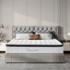 Vesgantti Matelas à 26cm Épaisseur Matelas Ressort Ensachés Mousse Mémoire De Forme 7 Zones De Confort Avec Surmatelas Moelleux CertiPUR-US(80*200)
