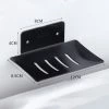 CATHERINE Porte-savon Mural, Porte-savon De Douche Mural En Acier Inoxydable,noir