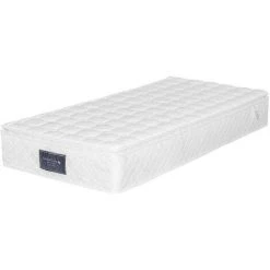 ASUPERMALL Matelas à Noyau à Ressorts, Matelas En Mousse Froide 7 Zones, Noyau à Ressorts Ensachés, 90x200cm, 100% Certifié Oeko-Tex, Revêtement Matelassé En Microfibre, 100 Nuits De Sommeil D'essai, Degré De Dureté H3, Hauteur 25cm