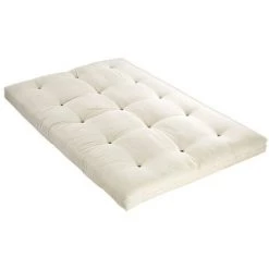 VENTE-UNIQUE.COM Futon 140 X 190 Cm - 100% COTON - SHIVA De DREAMEA - Ecru - Blanc 5 VENTE-UNIQUE.COM Futon 140 X 190 Cm - 100% COTON - SHIVA De DREAMEA - Ecru - Blanc -Matelas Soldes Boutique 55882549 3