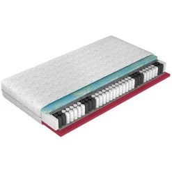 VENTE-UNIQUE.COM Matelas Ressorts Ensachés STERNSTUNDE - épaisseur 18 Cm - 7 Zones - 90 X 200 Cm MORGENGOLD -Matelas Soldes Boutique 55885173 3