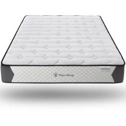 Matelas Mémoire De Forme 180x200 Royal Luxury 22 Hbedding - Mousse HR 28kg, 22cm D'épaisseur - Blanc