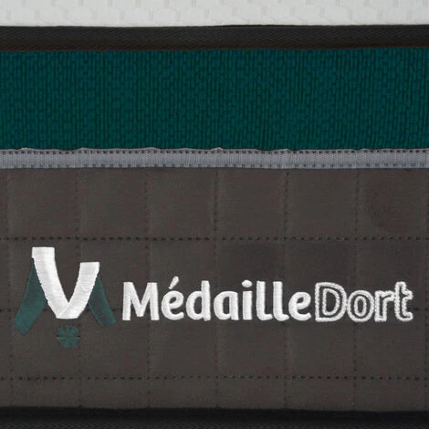 MEDAILLE DORT | Matelas TONUS 90x200 Cm | Mousse Haute Densité | Soutien Ferme - Blanc 4 MEDAILLE DORT | Matelas TONUS 90x200 Cm | Mousse Haute Densité | Soutien Ferme - Blanc – Image 4