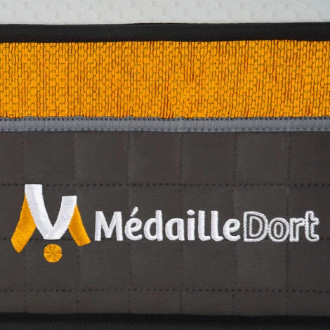 MEDAILLE DORT | Matelas VITA'MINE 90x200 Cm | Mousse à Mémoire De Forme | Soutien Ferme - Blanc 4 MEDAILLE DORT | Matelas VITA'MINE 90x200 Cm | Mousse à Mémoire De Forme | Soutien Ferme - Blanc – Image 4