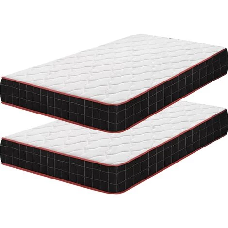 IZTOSS Lot De 2 - Matelas 90x190cm - Épaisseur 16 Cm - Luxe Matelas Mémoire De Forme Pour Adulte Enfant - 7 Zones De Confort Mousse Mémoire Adaptative (Deux Matelas Mesurant 90x190x16cm) 1 IZTOSS Lot De 2 - Matelas 90x190cm - Épaisseur 16 Cm - Luxe Matelas Mémoire De Forme Pour Adulte Enfant - 7 Zones De Confort Mousse Mémoire Adaptative (Deux Matelas Mesurant 90x190x16cm)
