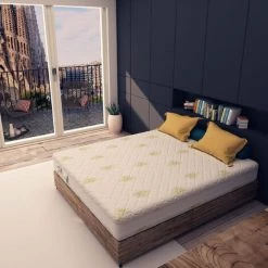 Baldiflex Matelas Mémoire De Forme 15&plus;5 Cm Revetement Avec Revetement Aloe Vera 80x190 Cm