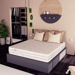 Baldiflex Matelas Mémoire De Forme Easy 2.0 Hauteur 22 Cm Hipoallergénique - 85x200 Cm