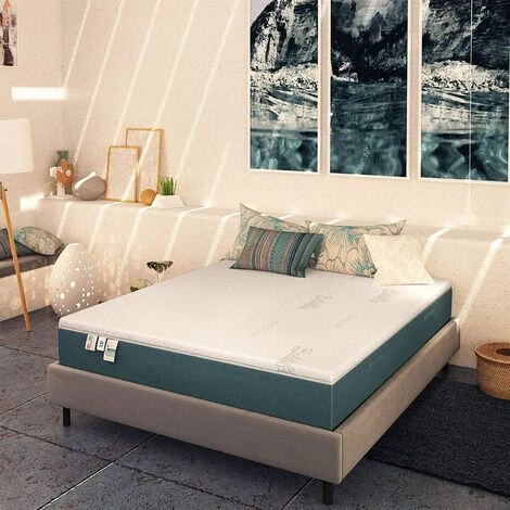 Baldiflex Matelas Mousse Plus Top Fresh - Mémoire De Forme - 4 Couches - Revetement Cooler 80x200 Cm 1 Baldiflex Matelas Mousse Plus Top Fresh - Mémoire De Forme - 4 Couches - Revetement Cooler 80x200 Cm