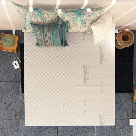 Baldiflex Matelas Mousse Plus Top Fresh - Mémoire De Forme - 4 Couches - Revetement Cooler 80x200 Cm 5 Baldiflex Matelas Mousse Plus Top Fresh - Mémoire De Forme - 4 Couches - Revetement Cooler 80x200 Cm – Image 5