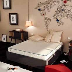 Baldiflex Matelas H 20 Cm Orthopedique Basic, Revetement Hypoallergenique Amovible Avec ZIP, Mesure 90x190 Cm