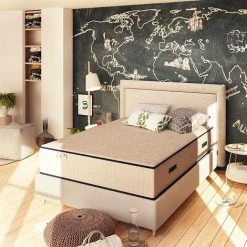 Baldiflex Matelas Mémoire De Forme - Hauteur 30 Cm - Ergonomique - 4cm Mémoire De Forme - Anatomique - Bon Reveil 90x200 Cm