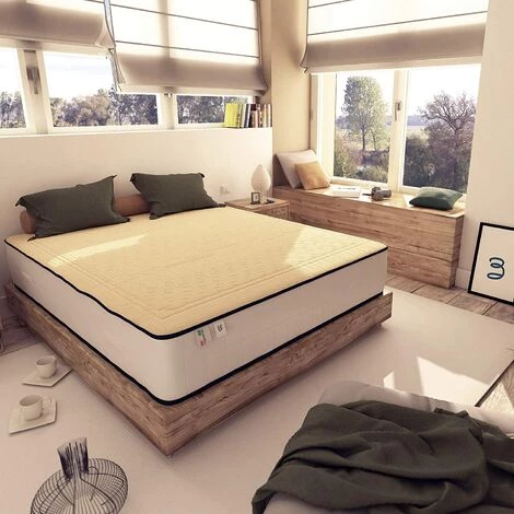 Baldiflex Matelas Latex Cotton - Matelas Hybride Latex Et Mousse, Hauteur 30 Cm, 90x190 Cm 1 Baldiflex Matelas Latex Cotton - Matelas Hybride Latex Et Mousse, Hauteur 30 Cm, 90x190 Cm