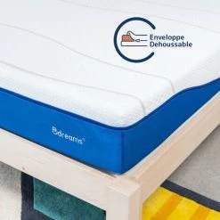 Le Matelas Universel 80 X 200 Cm - Mousse à Mémoire De Forme - Qualité Hôtellerie - Epaisseur Totale De 24 Cm - Certifié Oeko-Tex - BDREAMS -Matelas Soldes Boutique 56502098 5