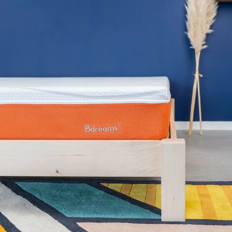 Matelas 90 X 190 Cm - Mousse Haute Résilience - Qualité Hôtellerie - Confort Mi Ferme - Epaisseur Totale De 20 Cm - Marque Française - BDREAMS 2 Matelas 90 X 190 Cm - Mousse Haute Résilience - Qualité Hôtellerie - Confort Mi Ferme - Epaisseur Totale De 20 Cm - Marque Française - BDREAMS – Image 2