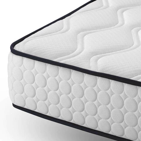 Matelas Mémoire De Forme 140x190 Top Confort Hbedding - Mousse 28kg/m3, 22 Cm D'épaisseur - Blanc 4 Matelas Mémoire De Forme 140x190 Top Confort Hbedding - Mousse 28kg/m3, 22 Cm D'épaisseur - Blanc – Image 4