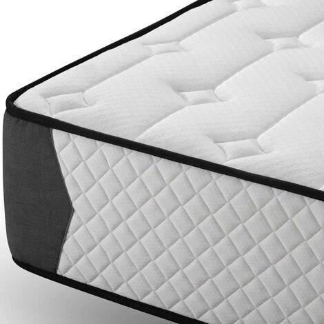 Matelas Mémoire De Forme 160x200 Royal Luxury 27 Hbedding - Mousse HR 28kg, 27cm D'épaisseur - Blanc 4 Matelas Mémoire De Forme 160x200 Royal Luxury 27 Hbedding - Mousse HR 28kg, 27cm D'épaisseur - Blanc – Image 4