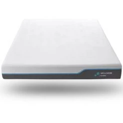 Matelas Mémoire De Forme 90x190 Wellness Hbedding - Mousse Super Soft 25kg/m3, 20cm D'épaisseur - Blanc