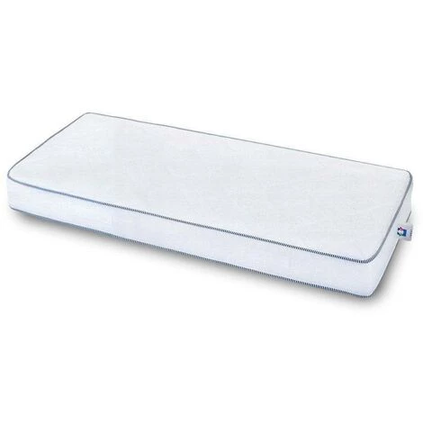 Dmora Matelas Simple En Mousse De Polyuréthane Avec Revêtement En Tissu Jacquard, Couleur Blanche, Dimensions 190 X 24 X 80 Cm 1 Dmora Matelas Simple En Mousse De Polyuréthane Avec Revêtement En Tissu Jacquard, Couleur Blanche, Dimensions 190 X 24 X 80 Cm