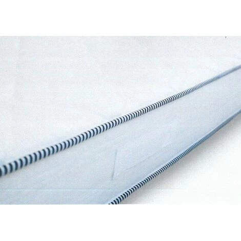 Dmora Matelas Simple En Mousse De Polyuréthane Avec Revêtement En Tissu Jacquard, Couleur Blanche, Dimensions 190 X 24 X 80 Cm 2 Dmora Matelas Simple En Mousse De Polyuréthane Avec Revêtement En Tissu Jacquard, Couleur Blanche, Dimensions 190 X 24 X 80 Cm – Image 2