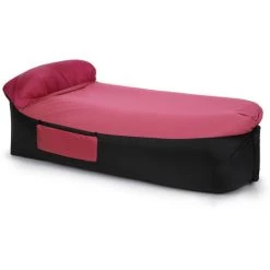 SUPERSELLER Chaise Longue Gonflable Lits D'air Portables Canapé De Couchage Canapé Pour Voyager Camping Plage Arrière-cour , Rose - Rose
