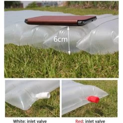 SUNDICK Tapis De Couchage Gonflable Ultra-léger Extérieur Coussin D'urgence D'air Matelas De Camping Coussin Flottant , Noir Transparent - Noir Transparent -Matelas Soldes Boutique 56807474 3