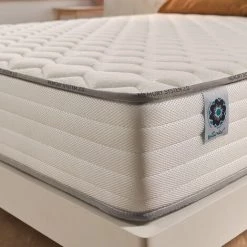 Matelas ACTIVISCO 70x190 Cm Mousse à Mémoire De Forme HD | Accueil Latex + HR | 7 Zones Grand Confort | NATURALEX | 22 Cm - Blanc -Matelas Soldes Boutique 57011461 4