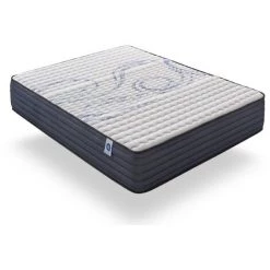 Matelas PERFECT SLEEP 70x190 Mousse Haute Densité | Accueil Latex + HR | Très épais 30 Cm | 7 Zones Grand Confort | NATURALEX - Blanc -Matelas Soldes Boutique 57011517 3