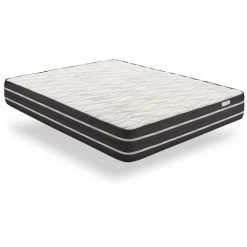 COSMOS Matelas ACTIVATED CARBON 80x190 Mousse à Mémoire De Forme HD | Épais 24 Cm | Accueil Latex + HR | 7 Zones Grand Confort | NATURALEX - Blanc -Matelas Soldes Boutique 57011527 3