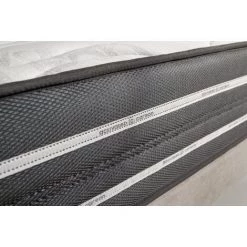 COSMOS Matelas ACTIVATED CARBON 80x190 Mousse à Mémoire De Forme HD | Épais 24 Cm | Accueil Latex + HR | 7 Zones Grand Confort | NATURALEX - Blanc -Matelas Soldes Boutique 57011527 4