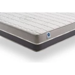 Matelas CARBONTECH 70x200 Cm Mousse à Mémoire De Forme HD | Accueil Latex + HR | 7 Zones Grand Confort | NATURALEX | 22 Cm - Blanc -Matelas Soldes Boutique 57011554 4