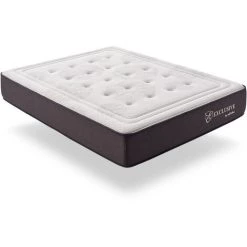 Matelas EXCLUSIVE 105x190 Mousse à Mémoire De Forme HD | Très épais 30 Cm | Accueil Latex + HR | 7 Zones Grand Confort | NATURALEX - Blanc -Matelas Soldes Boutique 57011584 3