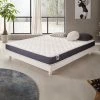 Matelas ERGOLATEX 70x190 Mousse Haute Densité | Accueil Latex + HR | 7 Zones Grand Confort | NATURALEX | 15 Cm