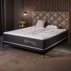 Matelas PRIVILEGE 70x190 Mousse à Mémoire De Forme HD | Très épais 30 Cm | Accueil Latex + HR | 7 Zones Grand Confort | NATURALEX - Blanc