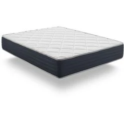 Matelas ROYALVISCO 90x190 Mousse à Mémoire De Forme HD | Épais 24 Cm | Accueil Latex + HR | 7 Zones Grand Confort | NATURALEX - Blanc -Matelas Soldes Boutique 57011835 3