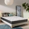 Matelas VISCOSYSTEM 70x190 Cm Mousse à Mémoire De Forme HD | Accueil Latex + HR | 7 Zones Grand Confort | NATURALEX | 22 Cm - Blanc