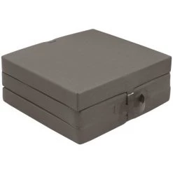 NOVA Matelas En Mousse Pliant 190 X 70 X 9cm Avec Diverses Couleurs Fermeture Matelas En Mousse Pliable En 3 Sections 190 X 70 X 9 Cm Gris Couleur : Gris -Matelas Soldes Boutique 57095679 4
