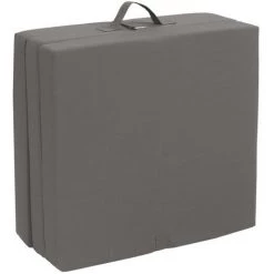 NOVA Matelas En Mousse Pliant 190 X 70 X 9cm Avec Diverses Couleurs Fermeture Matelas En Mousse Pliable En 3 Sections 190 X 70 X 9 Cm Gris Couleur : Gris -Matelas Soldes Boutique 57095679 5