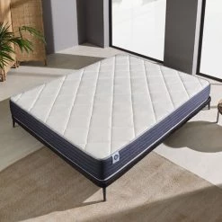 NATURALEX Matelas ROYALVISCO 70 X 190 Cm Mousse à Mémoire De Forme THERMOSOFT | Accueil HR Latex | Grand Confort | 20 Cm - Blanc -Matelas Soldes Boutique 57332823 3