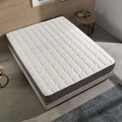Matelas EXTRAFRESH 70 X 190 Cm Mousse à Mémoire MEMOFRESH - Technologie Aero-Latex Haute Durabilité - NATURALEX - Blanc -Matelas Soldes Boutique 57332928 3