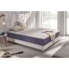 Matelas GELTEC 80 X 190 Cm Mousse à Mémoire De Forme Aerapur | Technologie Blue Latex | Épais 22 Cm | NATURALEX - Blanc