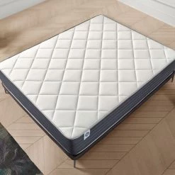 Matelas AURA 70 X 190 Cm Mousse à Mémoire De Forme HD | Accueil Latex Grand Confort | Épais 22 Cm | NATURALEX - Blanc -Matelas Soldes Boutique 57333003 3
