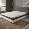Matelas LUXE MEMORY 70 X 200 Cm Mousse à Mémoire De Forme HD | Épais 30 Cm | Accueil Latex Maxi Confort | NATURALEX - Blanc